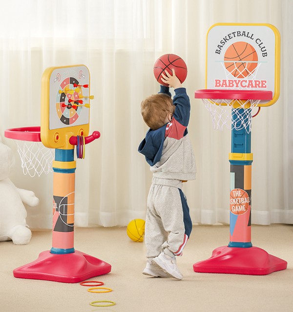 如何抓住宝宝长高的黄金期  babycare儿童篮球架玩具让宝宝畅快玩耍