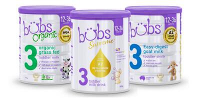 Bubs宣告新品上线，切入中国超高端婴儿配方奶粉市场