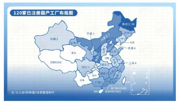 174家注冊(cè)工廠圖譜，解析二次配方注冊(cè)下工廠格局