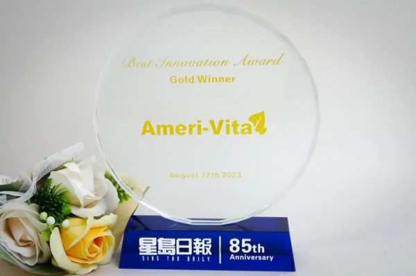 喜报！Ameri-Vita亚美唯他获美国最具创新力营养食品金奖