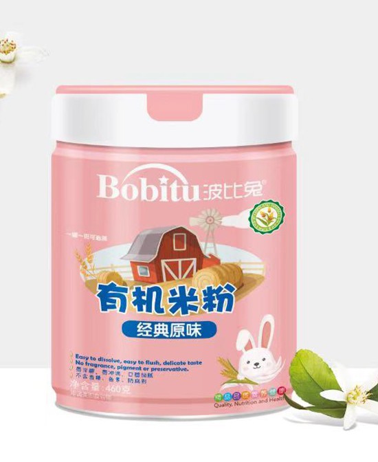 波比兔经典原味有机米粉 安全健康又营养！