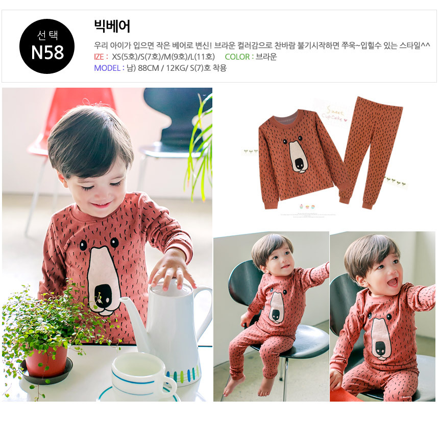 mom&bebe韩国儿童家居服,产品编号36551