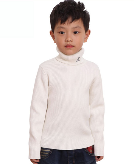 吉乐蝈男童高领加厚打底衫代理,样品编号:36449