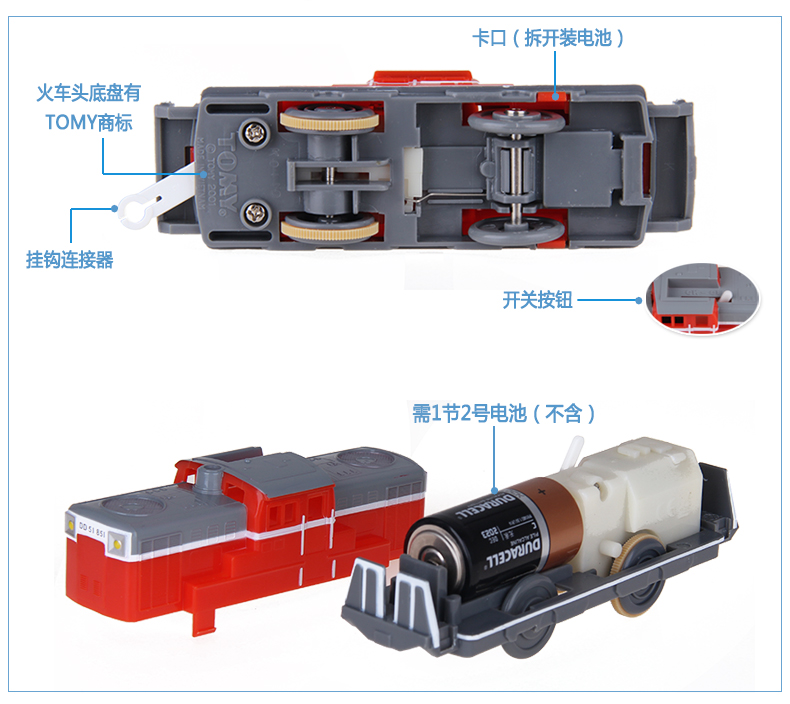 普乐路路 - Plarall普乐路路新干线电动三节,产品编号37868