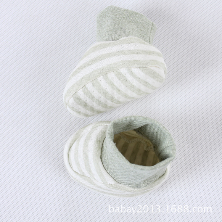 贝得福 - beidefu天然有机彩棉婴儿脚套,产品编号37897