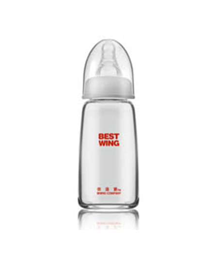倍适婴奶瓶标准口径抗菌玻璃奶瓶代理,样品编号:40814