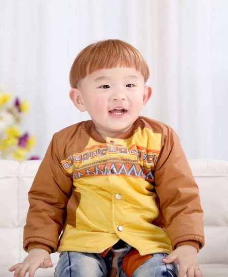 美好小棉袄 _ meihao儿童套装代理,样品编号:13383