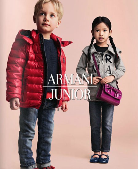 Armani Junior女童装代理,样品编号:20867