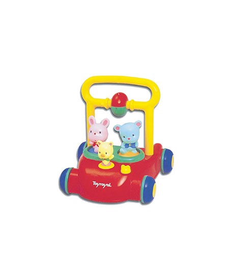 Toyroyal玩具动物音乐助步车代理,样品编号:26252