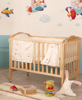 婴儿床实木宝宝bb床欧式婴儿床儿童床