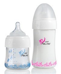 婴幼儿奶瓶宽口径磨砂晶钻玻璃奶瓶代理,样品编号:27689