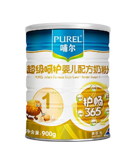 哺尔 _ Purel超级呵护婴儿配方奶粉1段代理,样品编号:27910