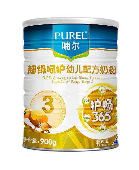 哺尔 _ Purel超级呵护幼儿配方奶粉3段代理,样品编号:27912