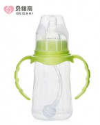 150ML标口防胀气自动吸方形PP奶瓶