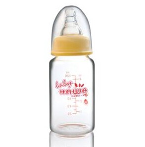 可娃标准口径晶钻玻璃奶瓶120ML