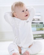 巴厘小猪 BA0111宝宝内衣套装纯棉婴儿和尚服宝宝睡衣
