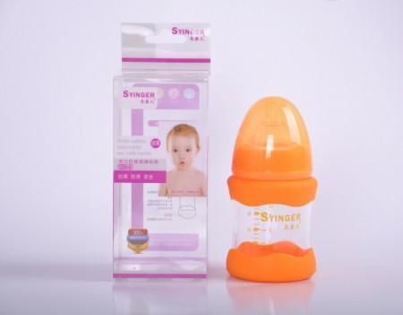 尚婴儿奶瓶宽口抗摔玻璃奶瓶120ml代理,样品编号:29724