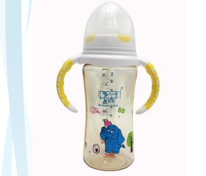 爱贝尔奶瓶PPSU贵族印花黄金奶瓶代理,样品编号:29861