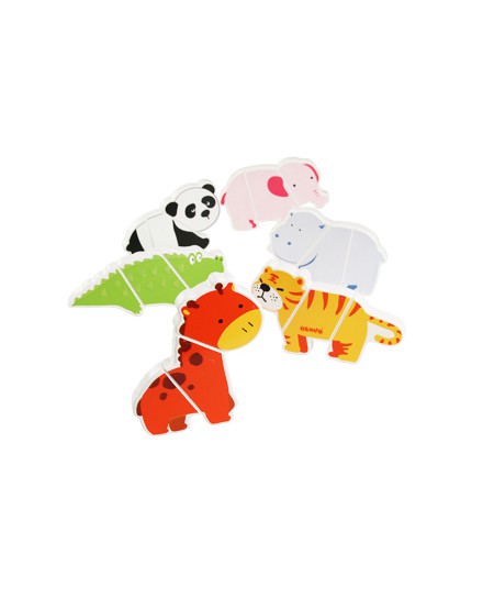 爱木益智玩具磁力拼图-森林动物代理,样品编号:30070