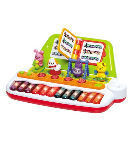 彩虹趣味学习琴益智玩具