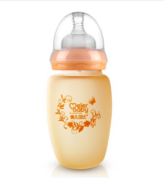 美儿贝比奶瓶玻璃奶瓶感温变色小Q奶瓶代理,样品编号:30764