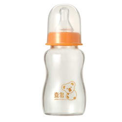 喜多母婴用品葫芦型耐高溫玻璃奶瓶代理,样品编号:31697