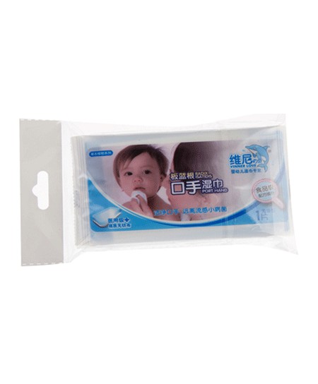 维尼婴儿湿巾板蓝根手口湿巾代理,样品编号:32850