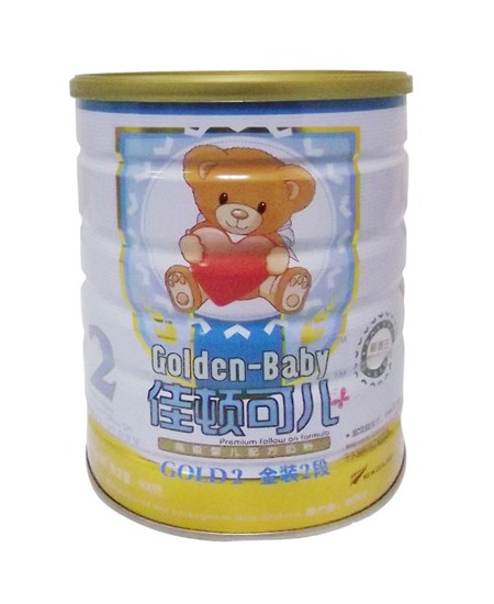 佳顿可儿奶粉高级婴儿配方奶粉2段代理,样品编号:33515