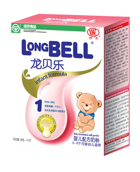 龙贝乐婴儿配方奶粉1段代理,样品编号:34099