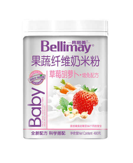 贝丽美 _ BELLIMAY果蔬纤维奶米粉代理,样品编号:34494