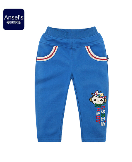 安塞尔斯_Ansel's宝宝裤子儿童运动针织裤代理,样品编号:36210
