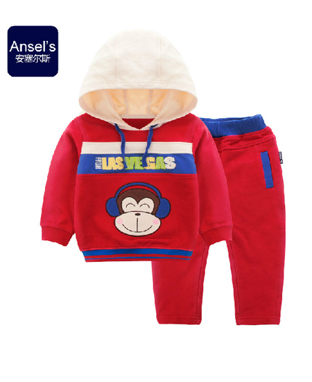 安塞尔斯_Ansel's宝宝外出服男童卫衣运动套装代理,样品编号:36211