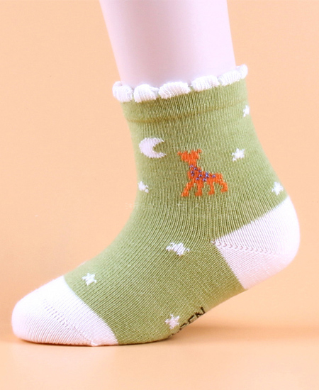 小龙人小鹿款童袜婴儿袜代理,样品编号:35876