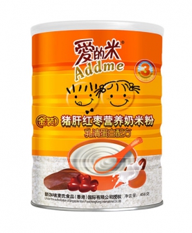 猪肝红枣罐装米粉3段