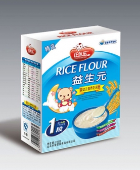 益生元营养奶米粉盒装260g1段