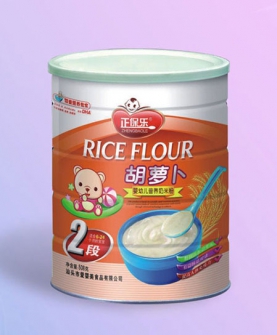 胡萝卜营养奶米粉508g2段