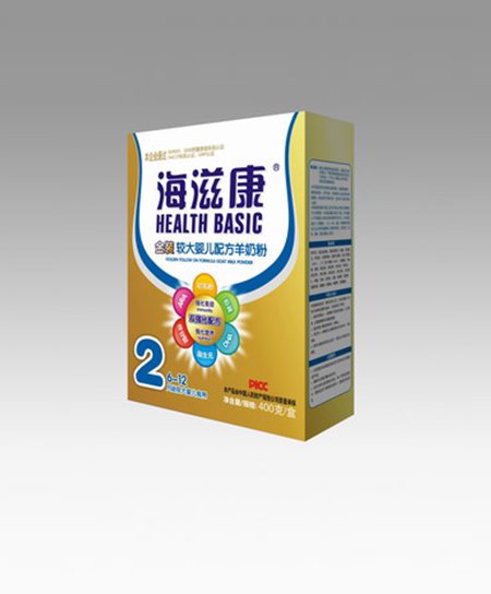 海滋康400g盒装配方羊奶粉2段代理,样品编号:43108