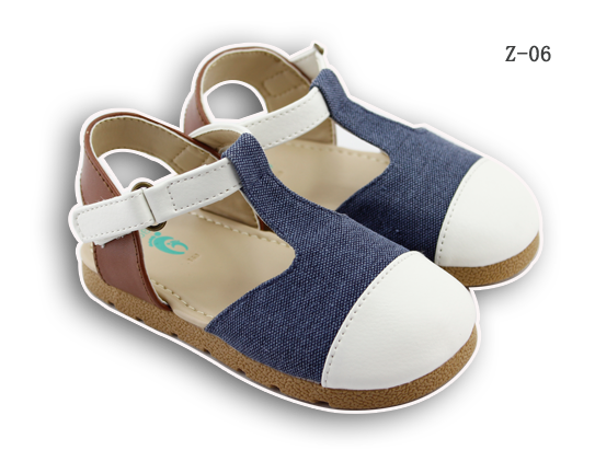 圣特璐芘帆布鞋包头儿童凉鞋代理,样品编号:43471