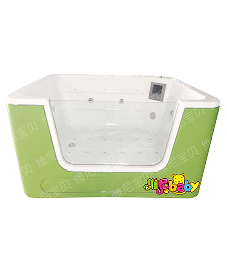 卡米熊游泳池2米单面透明玻璃池代理,样品编号:57934