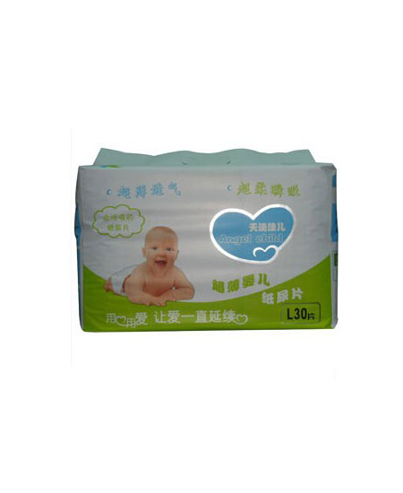 天使佳儿纸尿片婴儿纸尿裤L码30片代理,样品编号:12036