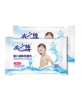 婴儿润肤柔湿巾（20片）