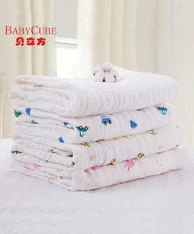 纯棉纱布婴儿浴巾