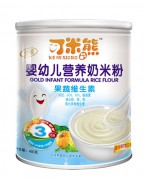 可米熊果蔬维生素营养奶米粉450g
