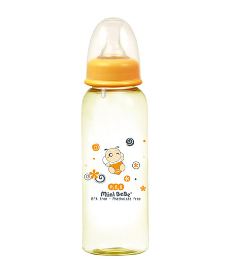 Minibebe小蜜蜂奶瓶PSE防胀气标准奶瓶240ml代理,样品编号:58661