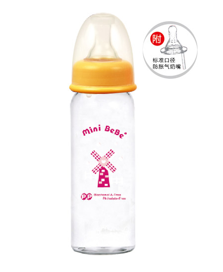 Minibebe小蜜蜂奶瓶PP标准奶瓶240ml代理,样品编号:58663