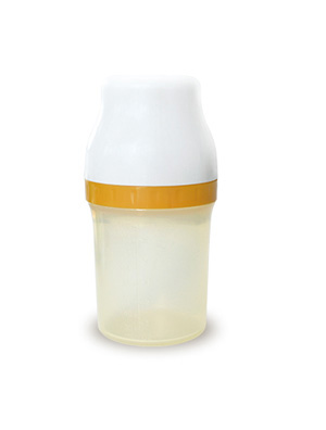 贝依康安全防胀气宽口径奶瓶（橙色160ml）