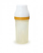 安全防胀气宽口径奶瓶（橙色260ml）