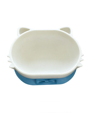 贝依康奶瓶双层餐碗（蓝色）代理,样品编号:45479