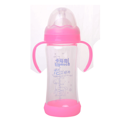 卡马奇奶瓶正品防摔宽口玻璃保温奶瓶代理,样品编号:45503