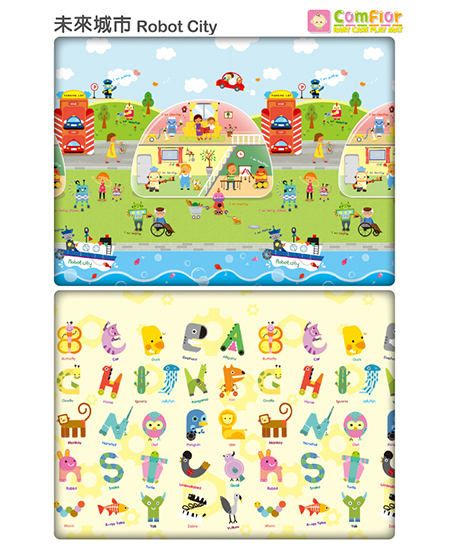 Comflor儿童游戏垫未来城市系列游戏地垫代理,样品编号:46534
